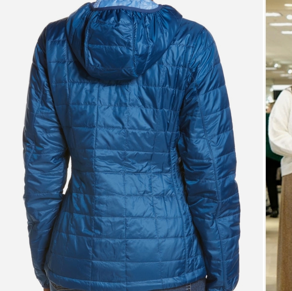 LL Bean Packaway Water Resistant Hooded Jacket Size Small - Picture 7 of 11